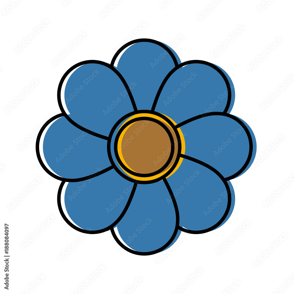 Flower round symbol icon vector illustration graphic design Flower round symbol icon vector illustration graphic design