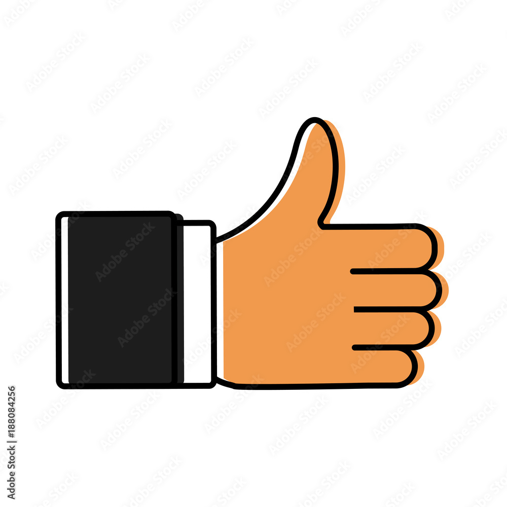 Thumb up like symbol icon vector illustration graphic design Thumb up like symbol icon vector illustration graphic design