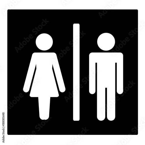 ikona mężczyzny i kobiety - WC
