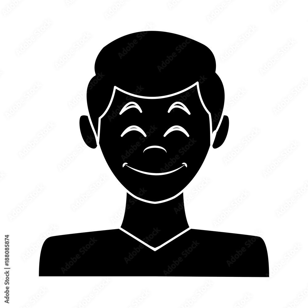 Man avatar profile icon vector illustration graphic design Man avatar profile icon vector illustration graphic design
