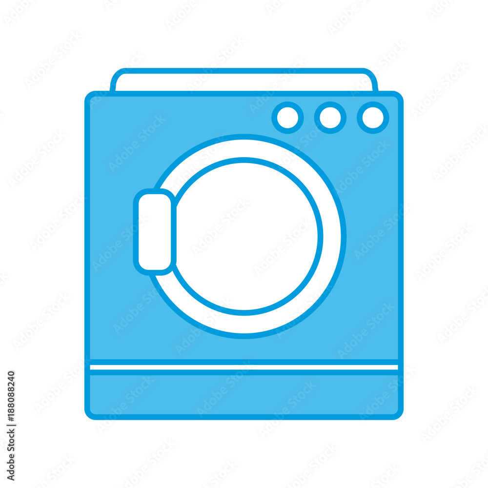 Washer laundry machine icon vector illustration graphic design Washer laundry machine icon vector illustration graphic design