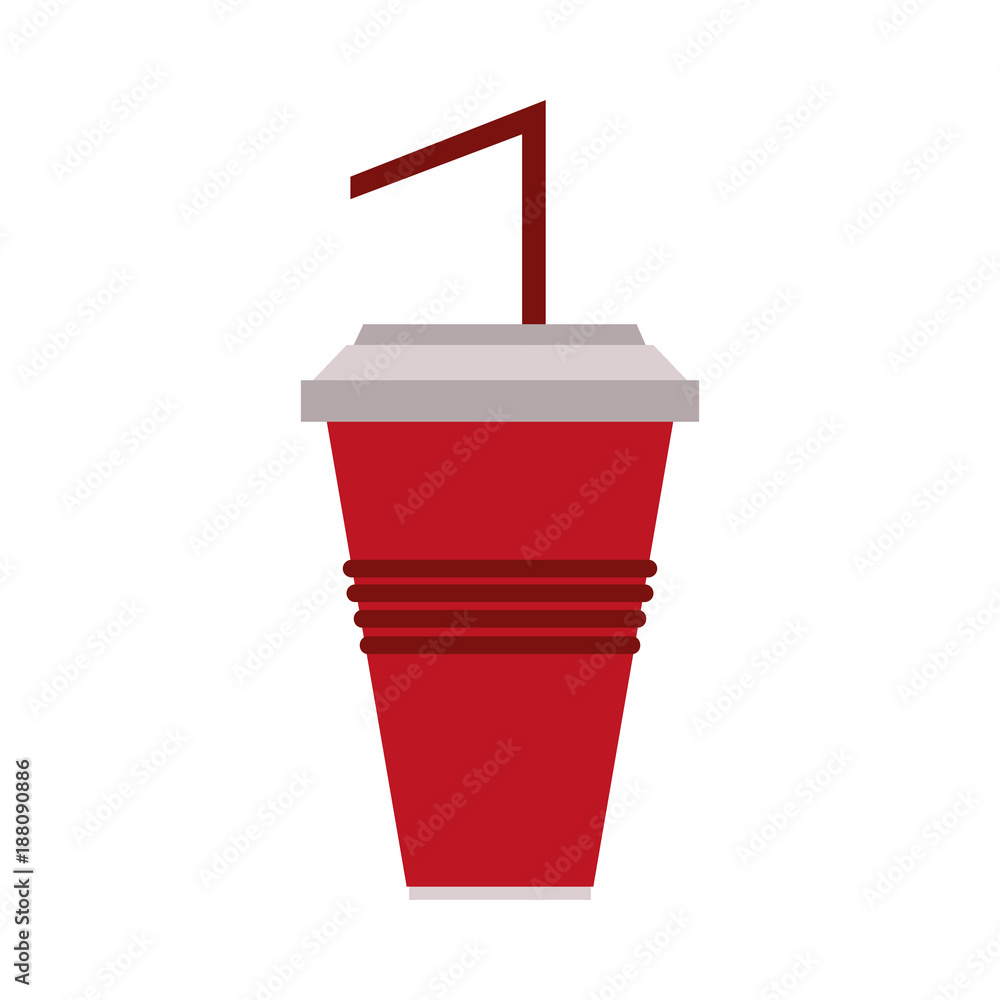 Soda cup isolated icon vector illustration graphic design Soda cup isolated icon vector illustration graphic design