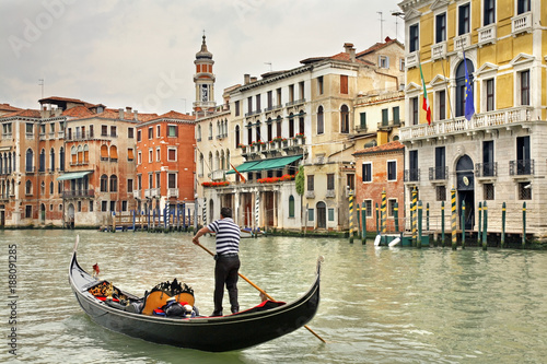 Grand canal in Venice. Region Veneto. Italy