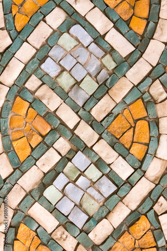 A fragment of an ancient mosaic