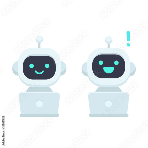 Cute cartoon chat bot