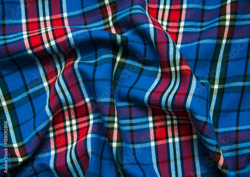texture of checkered fabric