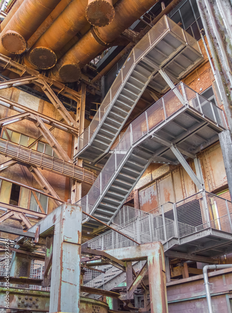low angle industrial scenery low angle industrial scenery