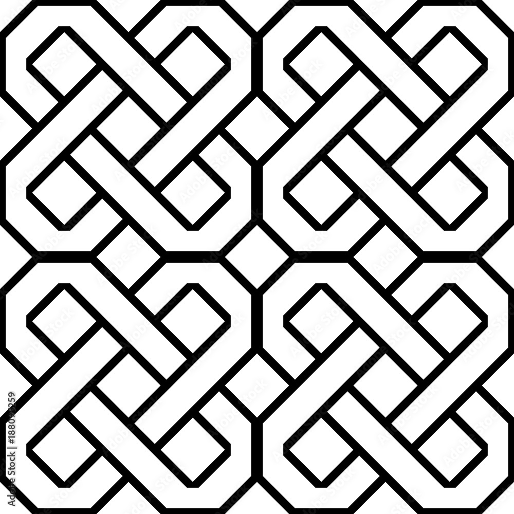 Design seamless monochrome geometric pattern Design seamless monochrome geometric pattern