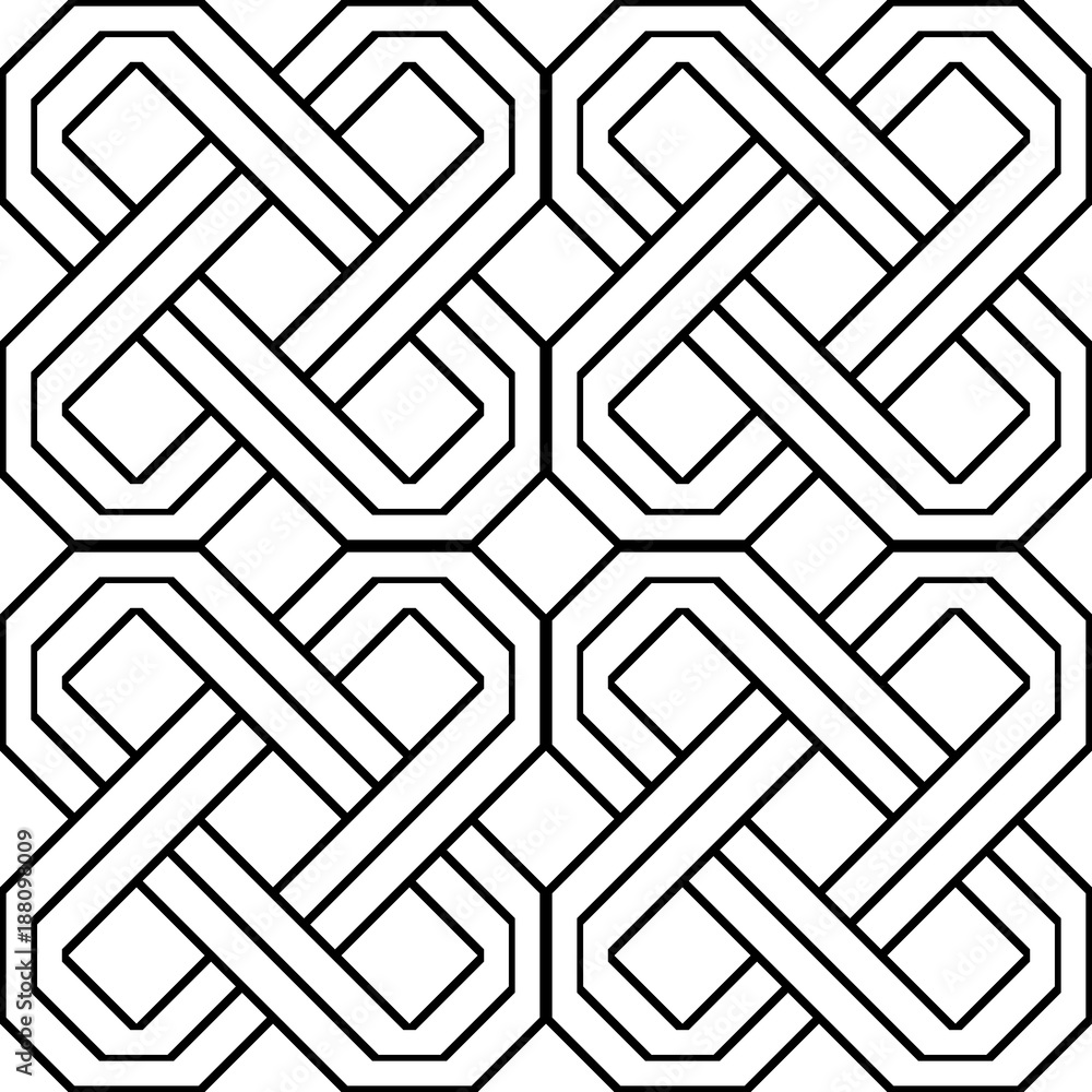 Design seamless monochrome geometric pattern Design seamless monochrome geometric pattern
