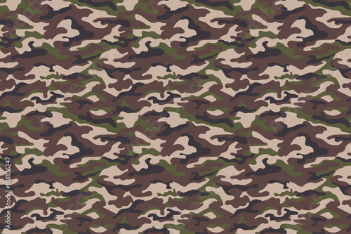 Brown green camouflage texture. Vector