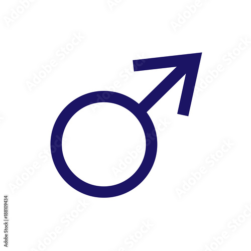 Icon with man symbol.