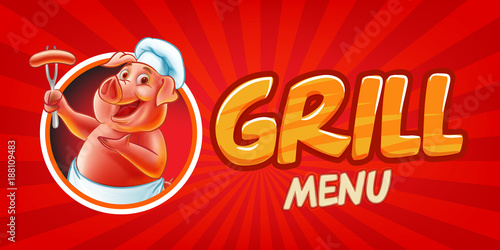 grill menu banner