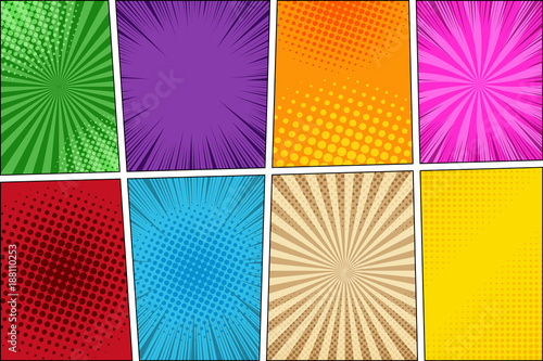 Comic book background