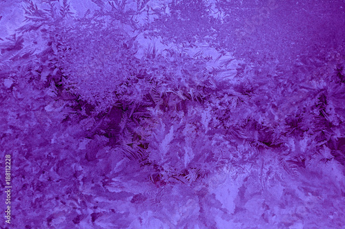Abstraction Photography Frost Texture Violet Color