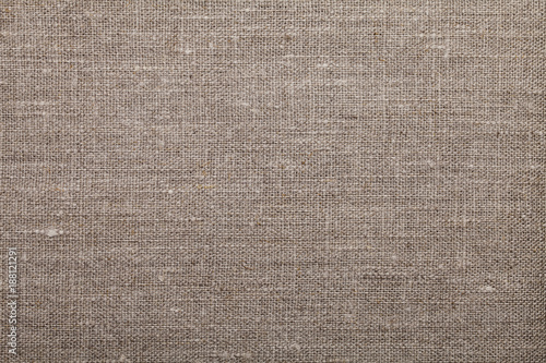 Closeup of vintage pure linen fabric background texture