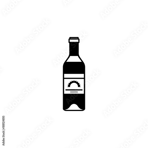 bottle of tequila icon. Alcohol  element icon. Premium quality graphic design icon. Baby Signs, outline symbols collection icon for websites, web design, mobile app