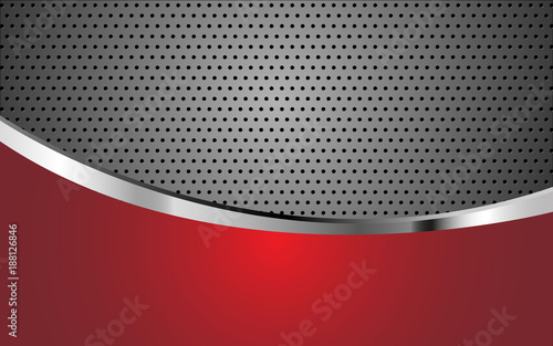 Vector abstract red background with place for text