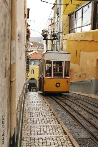 Elevator da Bica in Lisbon, Portugal