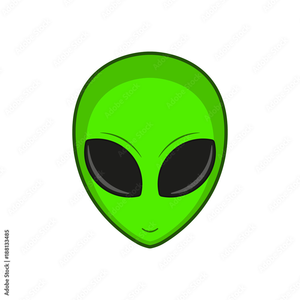 Alien. Vector illustration. Alien. Vector illustration.