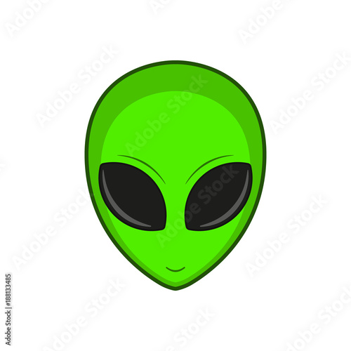 Alien. Vector illustration.