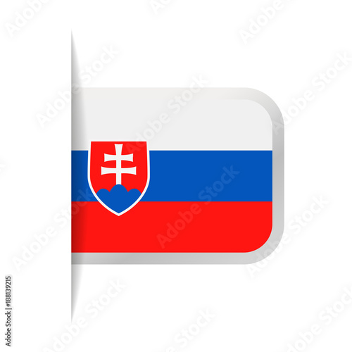 Free Download Slovakia Flag Vector Bookmark Icon - GFXLoad