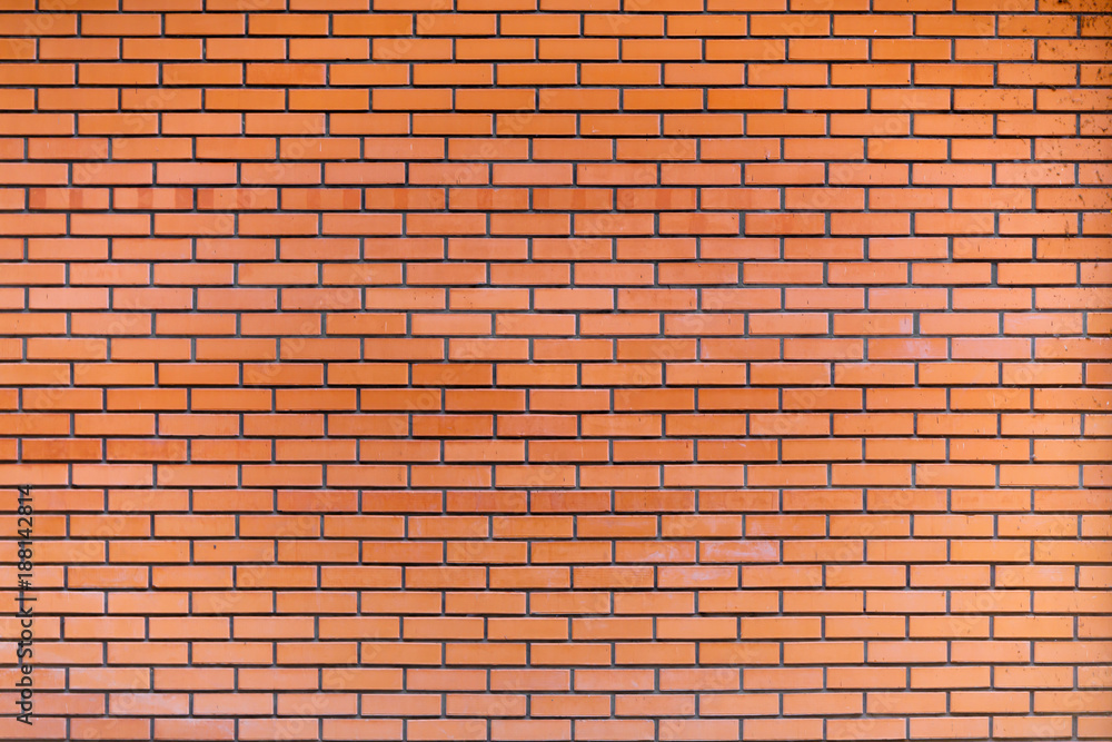 brick wall pattern. orange brick wall background brick wall pattern. orange brick wall background
