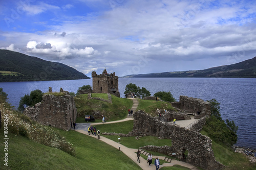 Urquhart Castle, Loch Ness Scotland. August 2016