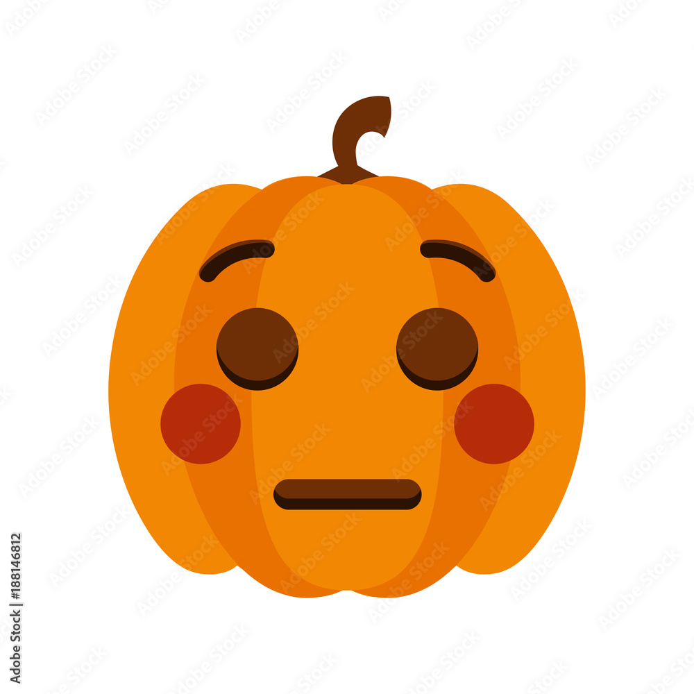 Fototapeta premium Haloween smile icon