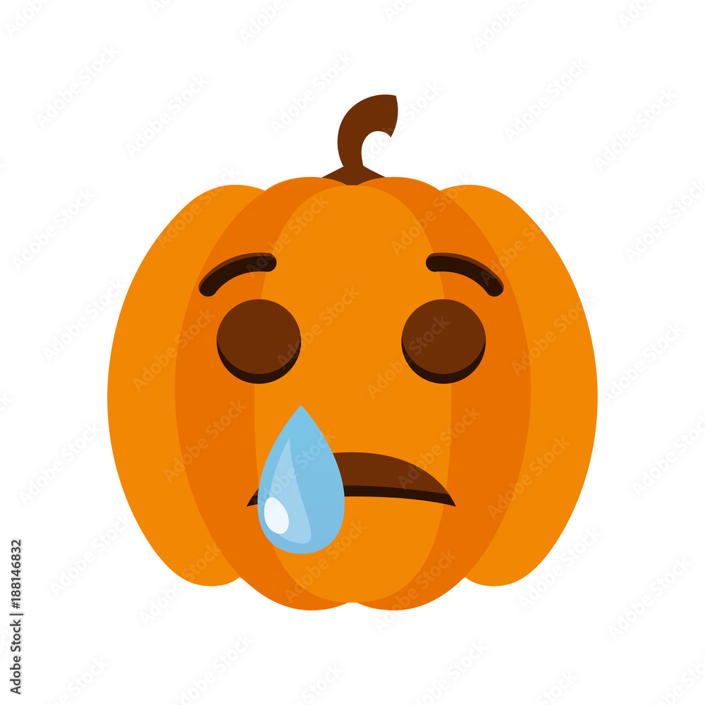 Fototapeta premium Haloween smile icon