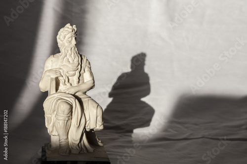 Michelangelo Moses sculpture, very popular as Rome souvenir