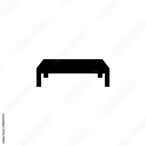 Coffee table icon. Elements of furniture icon. Premium quality graphic design. Signs, outline symbols collection icon for websites, web design, mobile app, info graphic