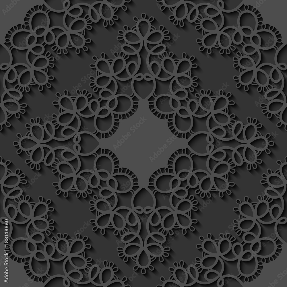 Elegant seamless lace pattern. Openwork background. Vector Illustration Elegant seamless lace pattern. Openwork background. Vector Illustration