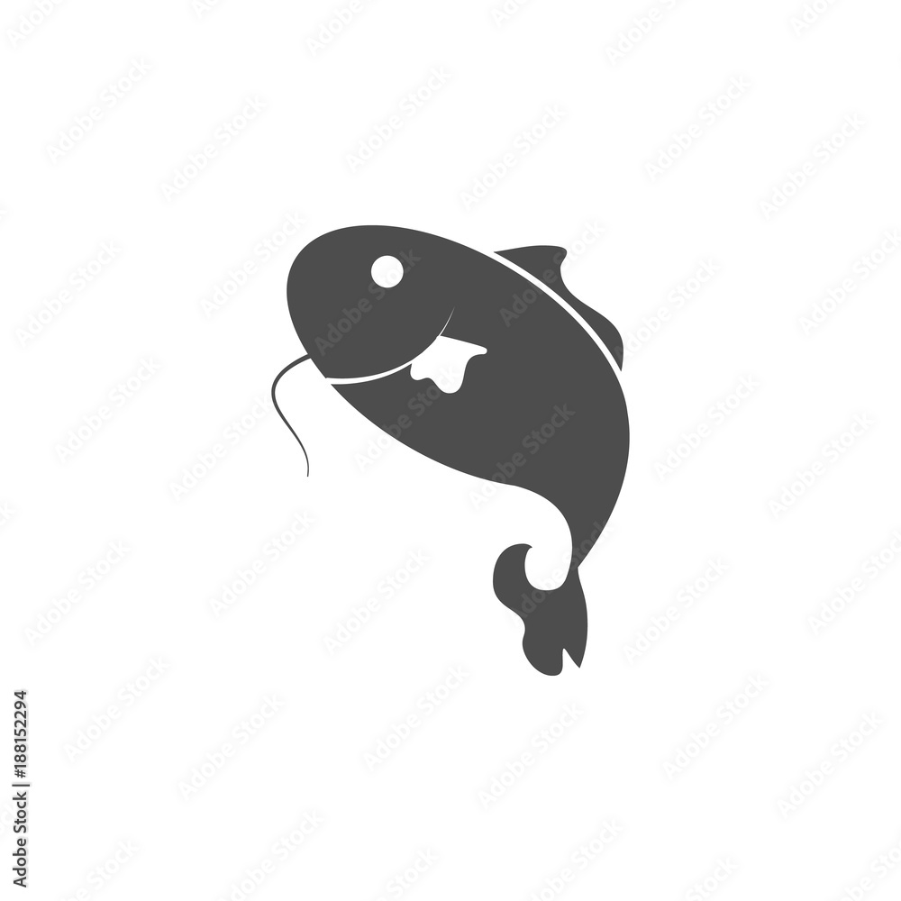 Catfish icon. Elements of Chinese culture icon. Premium quality graphic ...