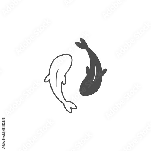 yin-yang, fish, zen icon. Elements of Chinese culture icon. Premium quality graphic design icon. Baby Signs, outline symbols collection icon for websites, web design, mobile app