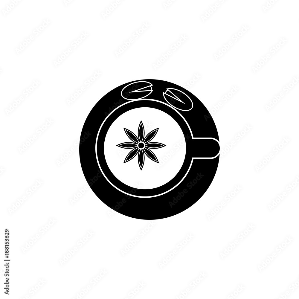 indian coffee with pistachios and spices icon. Elements of Indian Culture icon. Premium quality graphic design. Signs, outline symbols collection icon for websites, web design indian coffee with pistachios and spices icon. Elements of Indian Culture icon. Premium quality graphic design. Signs, outline symbols collection icon for websites, web design