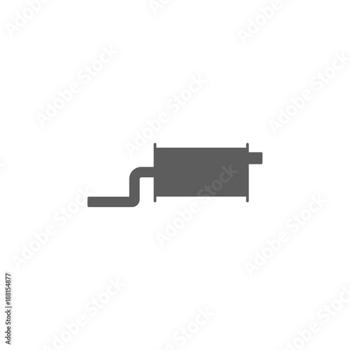 car silencer icon. Elements of car repair icon. Premium quality graphic design. Signs, outline symbols collection icon for websites, web design, mobile app, info graphic