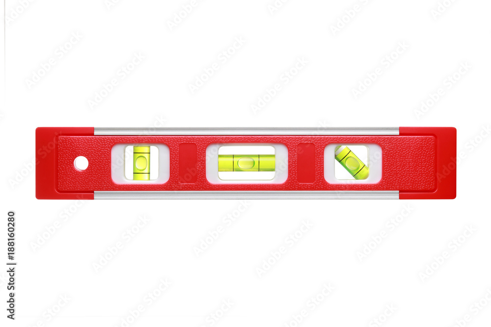 red water level tool isolated on white background
red water level tool isolated on white background