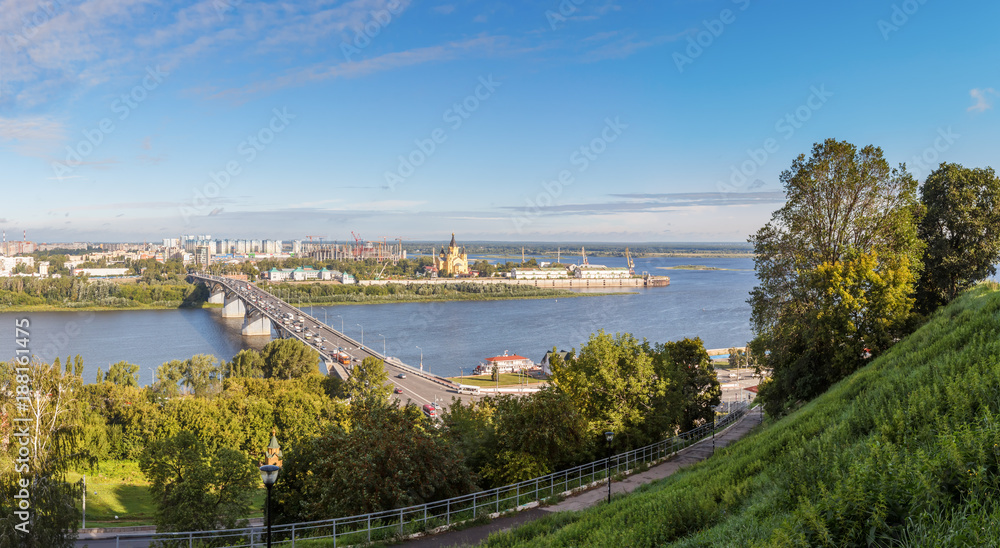 View of the city Nizhny Novgorod, Russia