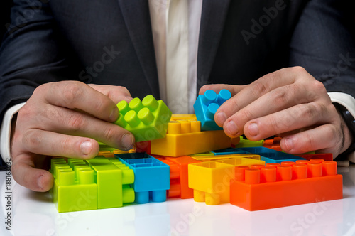 Canvastavla Concept of strategy and reorganization business ideas