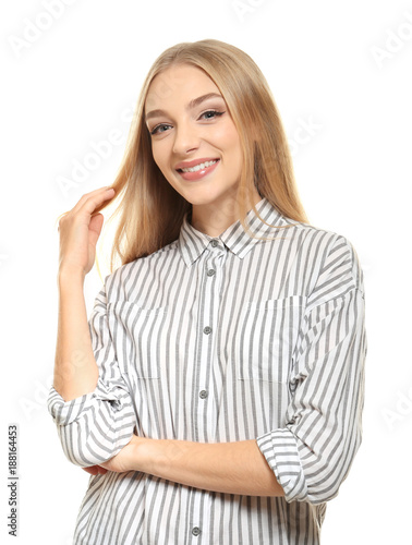 Young beautiful smiling wom...