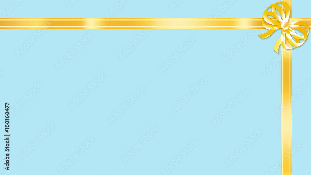 Obraz premium リボンで結ばれたギフトの背景 (バレンタインデー、誕生日 、クリスマス )