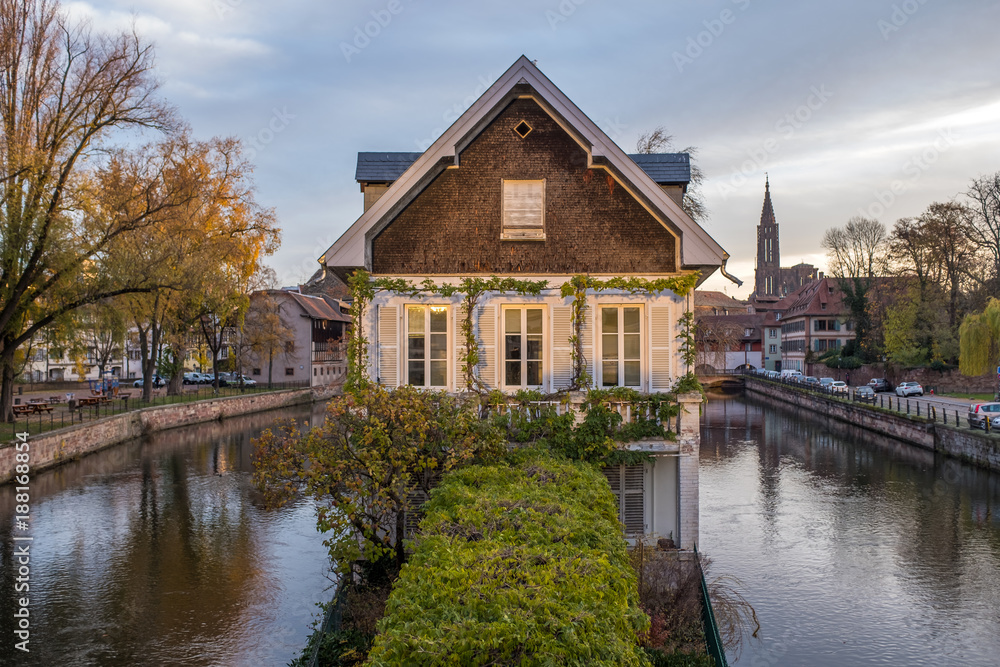 Traditional half timbered houses of Petite France. Traditional half timbered houses of Petite France.