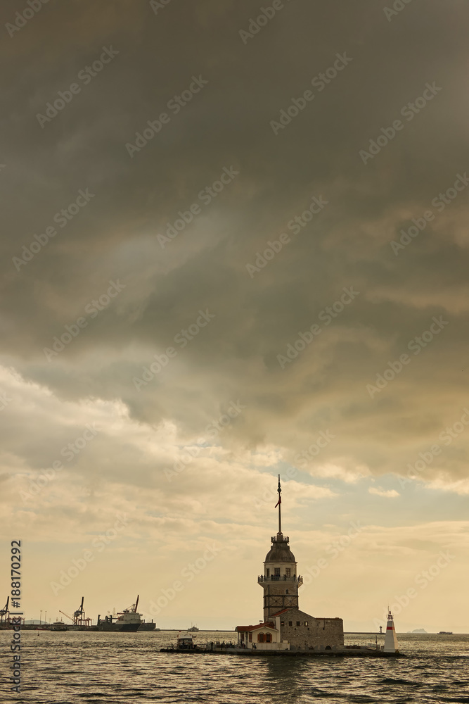 Maiden's Tower in Istanbul, Turkey