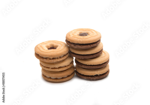 cookies isolated on the white background
