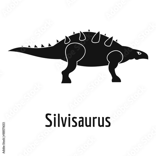 Silvisaurus icon. Simple illustration of silvisaurus vector icon for web. photo