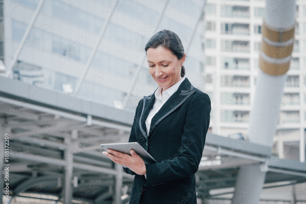 senior business woman portriat