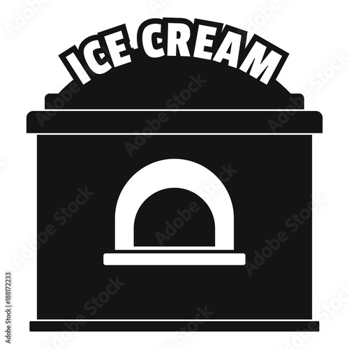 Ice creme trade icon. Simple illustration of ice creme trade vector icon for web.