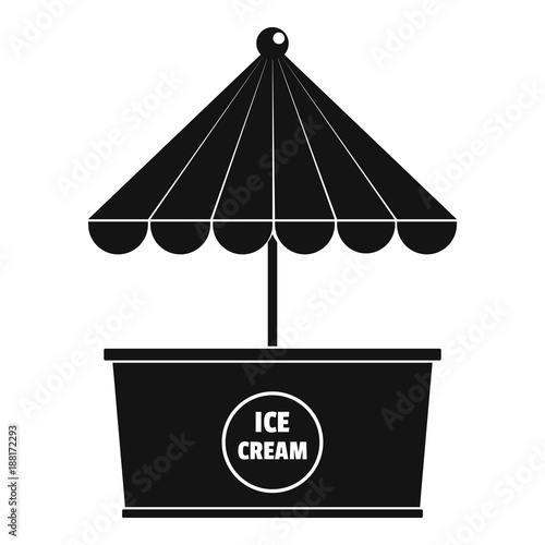 Ice creme icon. Simple illustration of ice creme vector icon for web.