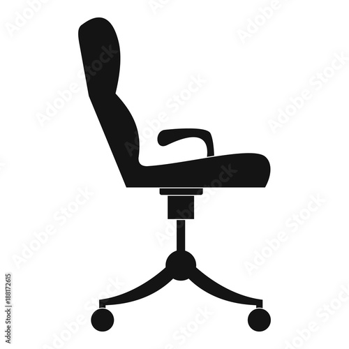 Armchair icon. Simple illustration of armchair vector icon for web.
