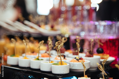 Coffee break prepare for serve guests attending seminar during break time in meeting room